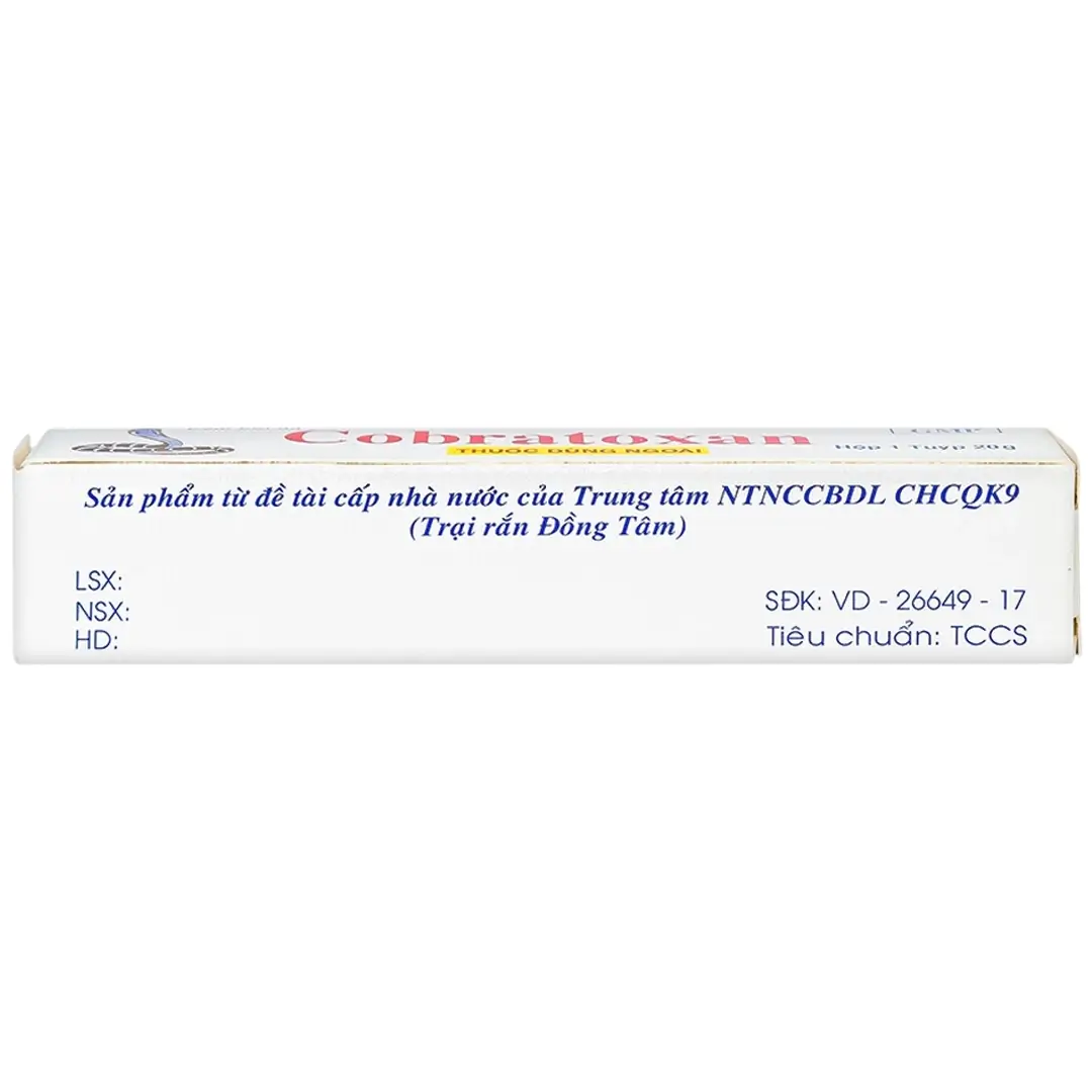 Cobratoxan 20g ingredients and usage instructions