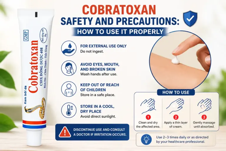 Cobratoxan Safety and Precautions: How to Use It Properly