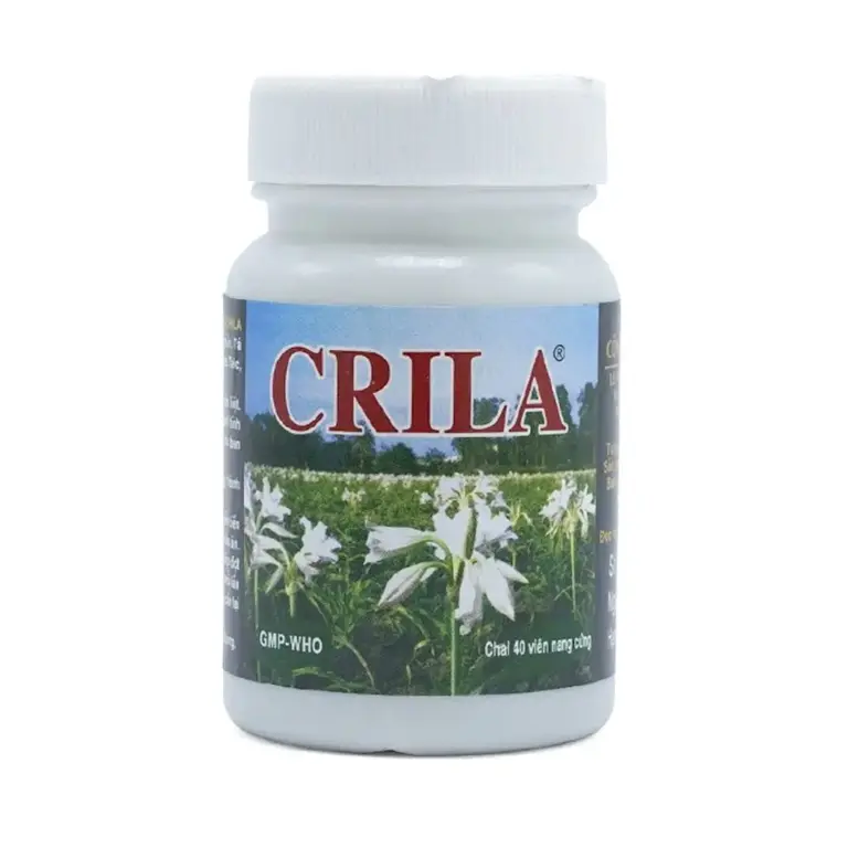 Crila 250mg capsules by Thien Duoc in a box of 4 bottles