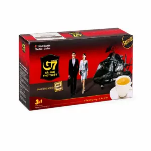 G7 3in1 Instant Coffee 336g box with 21 sachets by Trung Nguyen
