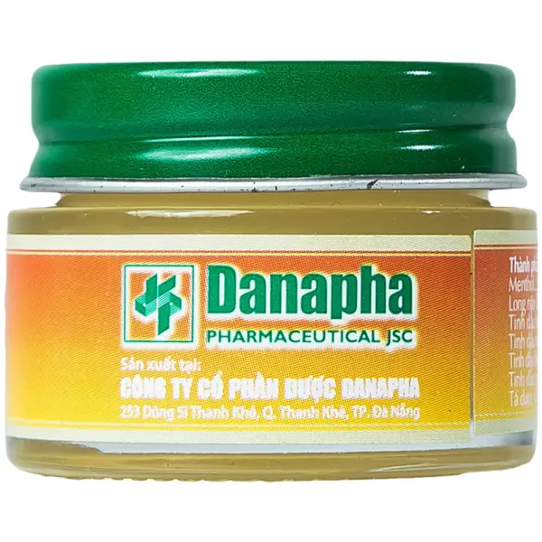 Golden Star Balm 16g by Danapha – Glass Jar Golden Star Balm 16g by Danapha in a glass jar with green metal lid