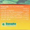 Golden Star Balm 16g Danapha – Ingredient List Ingredient list on Golden Star Balm 16g Danapha packaging with menthol, camphor and essential oils