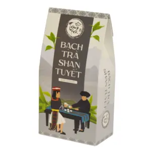 Ha Giang Shan Tuyet white tea 200g in premium Vietnamese tea packaging