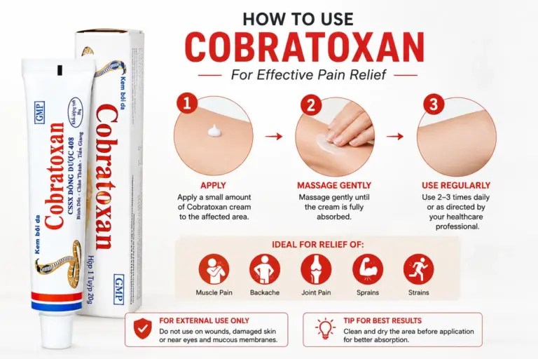 How to Use Cobratoxan Cream: Complete Product Guide