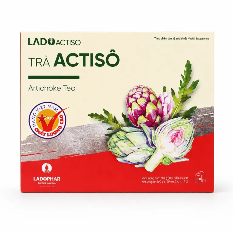 LadoActiso artichoke tea 200g box with 100 tea bags