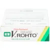 New V.Rohto Eye Drops 13ml Side Package Side view of New V.Rohto Eye Drops 13ml box with Vietnamese label