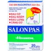 Salonpas Pain Relief Patches 20 Pieces by Hisamitsu Salonpas pain relief patches 20 pieces by Hisamitsu in the original blue, green and white box