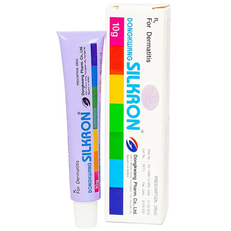 Silkron Medicated Cream 10g box and tube