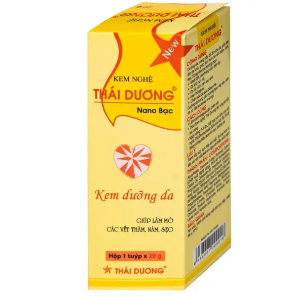 Thai Duong Turmeric Cream with Nano Silver 20g Thai Duong Turmeric Cream with Nano Silver 20g box