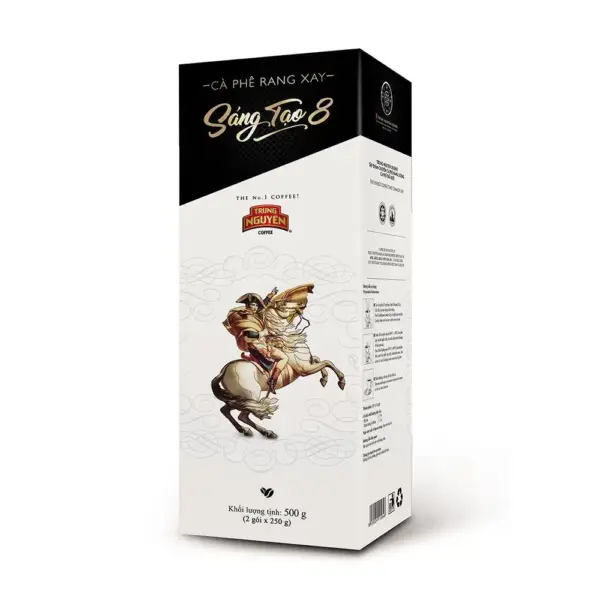Trung Nguyen Creative 8 Premium Ground Coffee 500g Trung Nguyen Creative 8 premium ground coffee 500g box