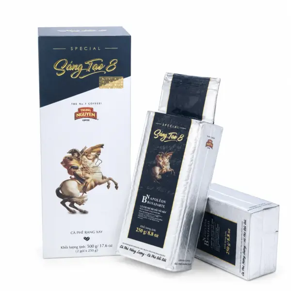 Trung Nguyen Sang Tao 8 Ground Coffee 500g Trung Nguyen Sang Tao 8 ground coffee 500g box with two 250g foil packs