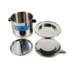 Vietnamese Stainless Steel Coffee Phin Parts Tan Tien Dat Vietnamese stainless steel coffee phin with filter press lid and saucer