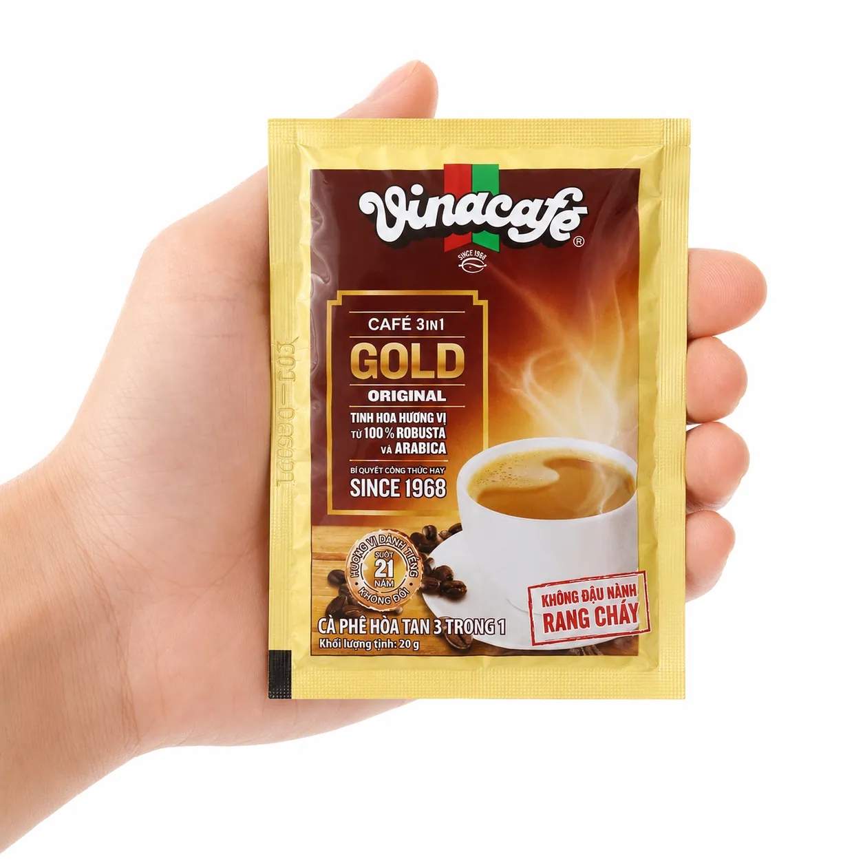 VinaCafe Gold Original 20g Vietnamese instant coffee sachet