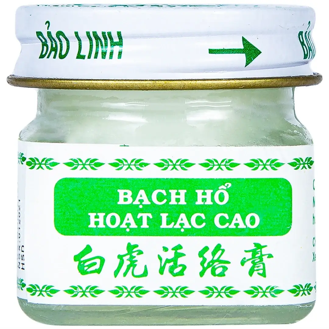 Bao Linh Bach Ho Hoat Lac Cao 20g medicated balm jar