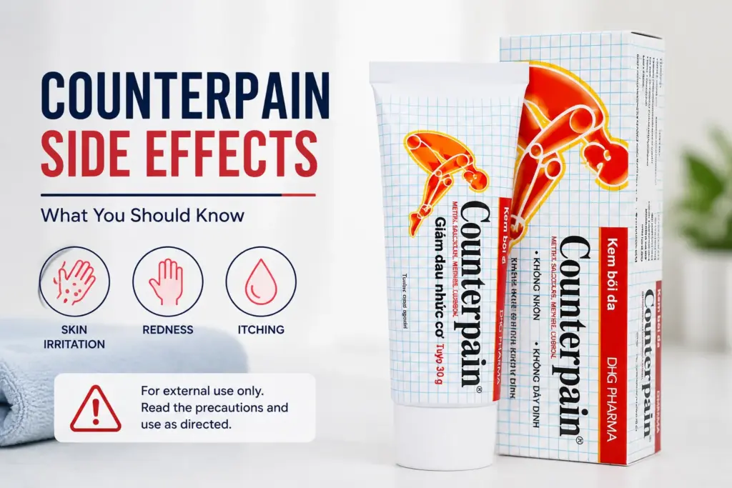 Counterpain Side Effects: Possible Reactions & Safety Advice
