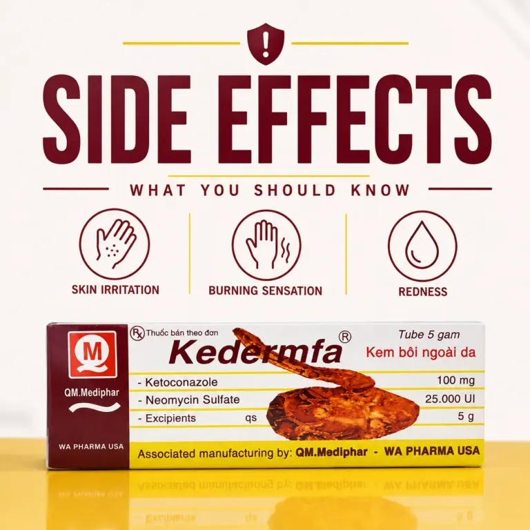 Kedermfa Side Effects: What the Package Insert Lists
